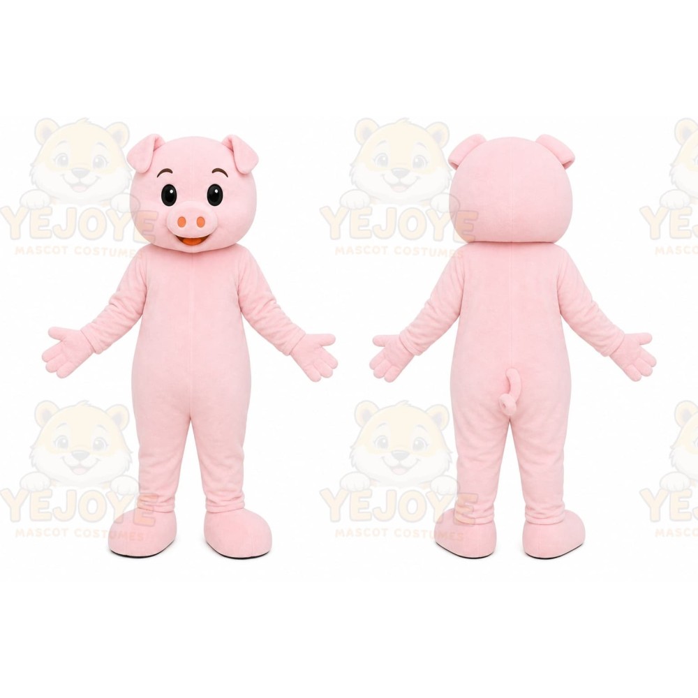 Pig Mascot Costume for Adults Custom Logo Party Character Suit