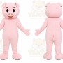 Pig Mascot Costume for Adults Custom Logo Party Character Suit