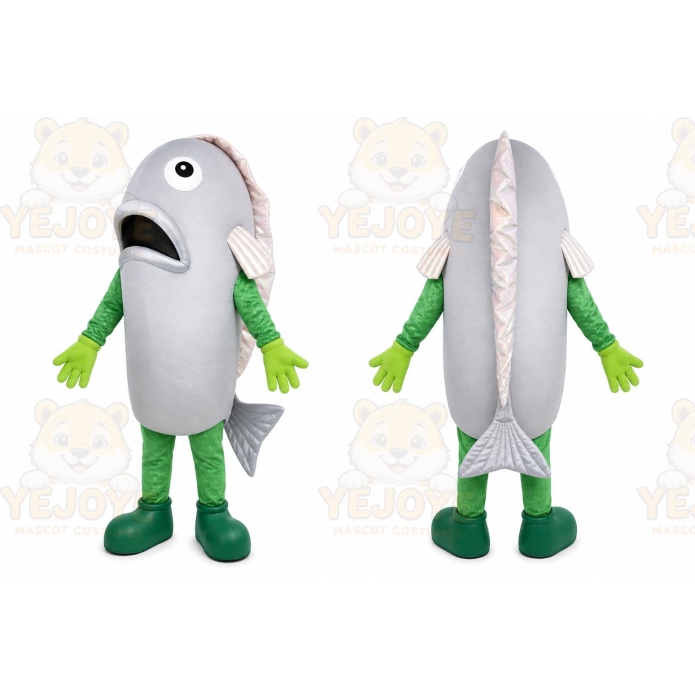Fish Mascot Costume for Adults Custom Logo Party Character Suit