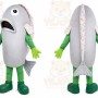 Fish Mascot Costume for Adults Custom Logo Party Character Suit