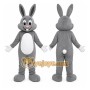 Rabbit Mascot Costume for Adults Custom Logo Party Character Suit