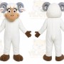 Sheep Mascot Costume for Adults Custom Logo Party Character Suit
