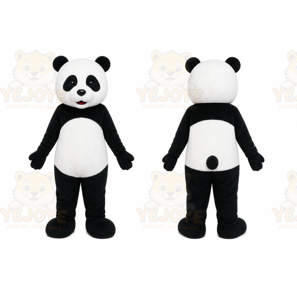 Panda Mascot Costume for Adults Custom Logo Party Character Suit