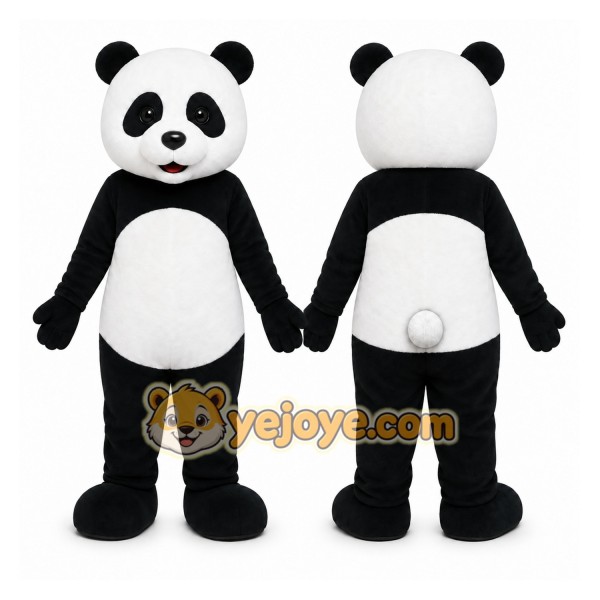 Panda Mascot Costume for Adults Custom Logo Party Character Suit