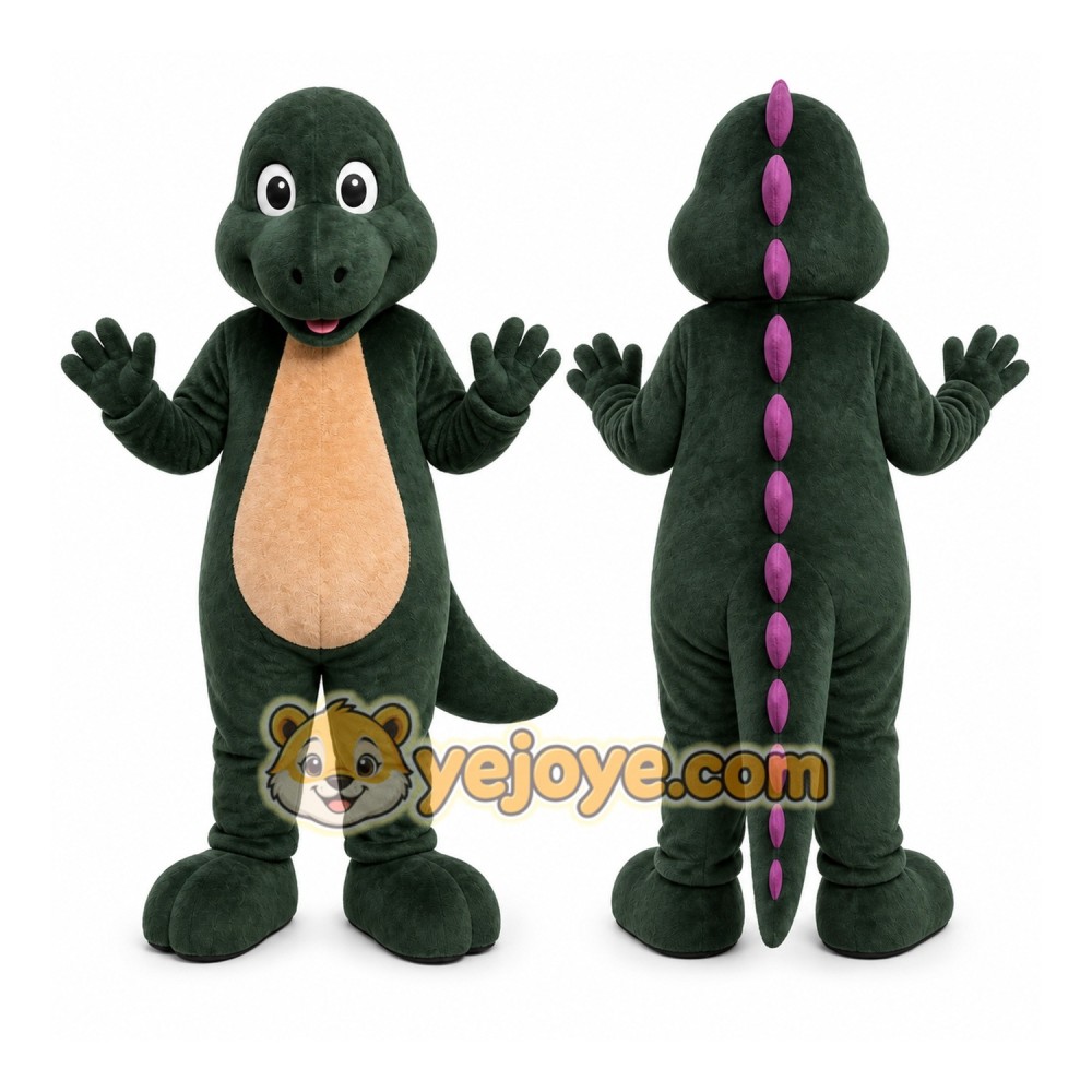 Dinosaur Mascot Costume for Adults Custom Logo Party Character Suit