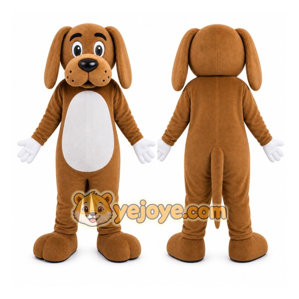 Dog Mascot Costume for Adults Custom Logo Party Character Suit