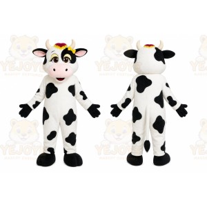 Cow Mascot Costume for Adults Custom Logo Party Character Suit