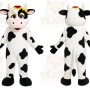 Cow Mascot Costume for Adults Custom Logo Party Character Suit