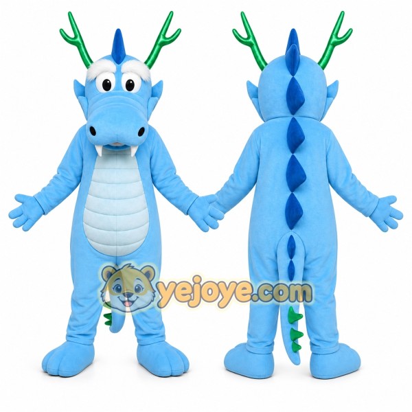 Dragon Mascot Costume for Adults Custom Logo Party Character Suit