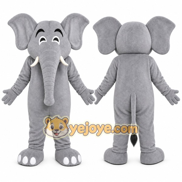 Elephant Mascot Costume for Adults Custom Logo Party Character Suit