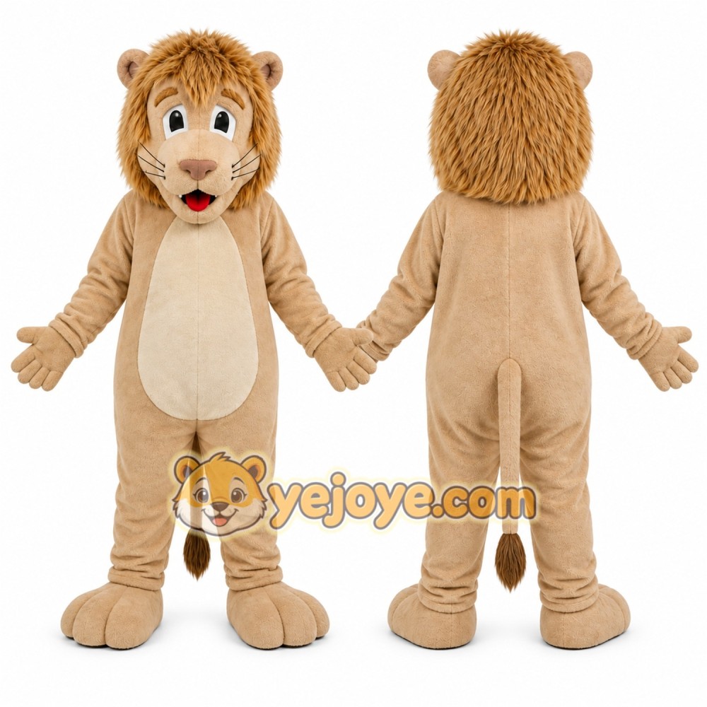 Lion Mascot Costume for Adults Custom Logo Party Character Suit Lion Mascot Costume for Adults Custom Logo Party Character Suit