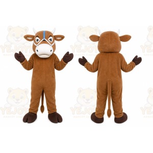 Bull Mascot Costume for Adults Custom Logo Party Character Suit