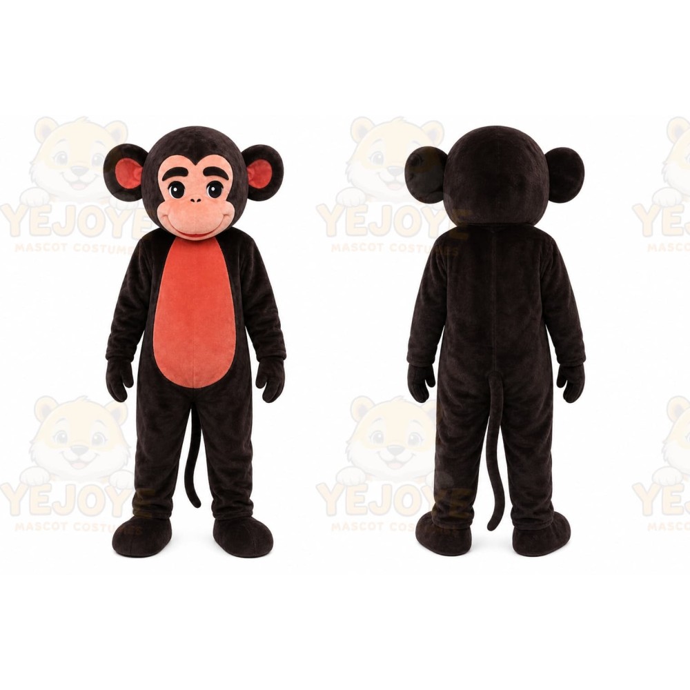 Monkey Mascot Costume for Adults Custom Logo Party Character Suit