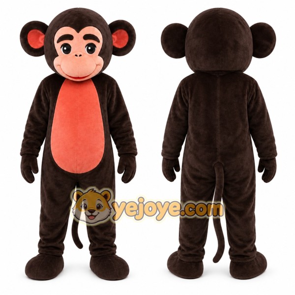 Monkey Mascot Costume for Adults Custom Logo Party Character Suit