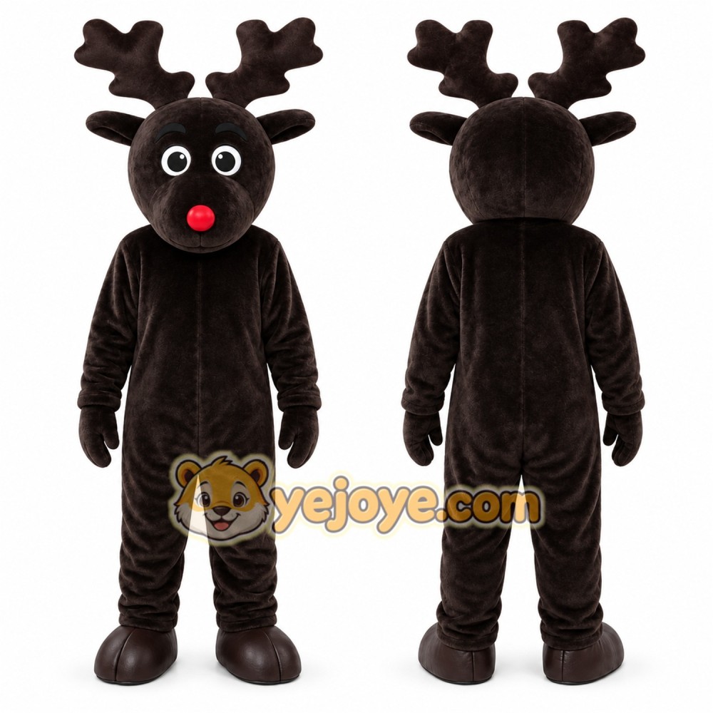 Reindeer Mascot Costume for Adults Custom Logo Party Character Suit