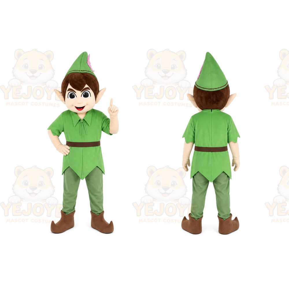 Elf Mascot Costume for Adults Custom Logo Party Character Suit