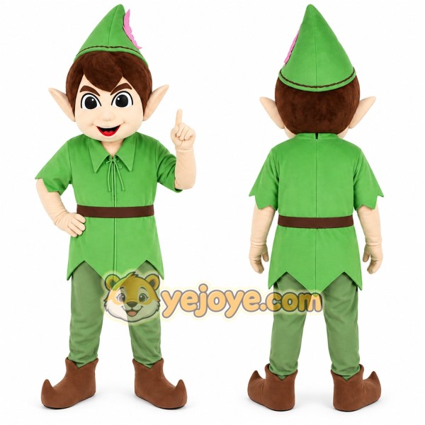 Elf Mascot Costume for Adults Custom Logo Party Character Suit
