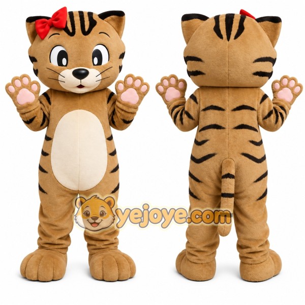 Cat Mascot Costume for Adults Custom Logo Party Character Suit