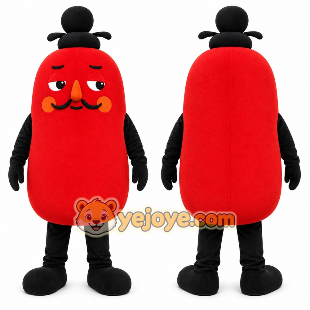 Sausage Character Mascot Costume for Adults Custom Logo Party Character Suit Sausage Character Mascot Costume for Adults Custom Logo Party Character Suit