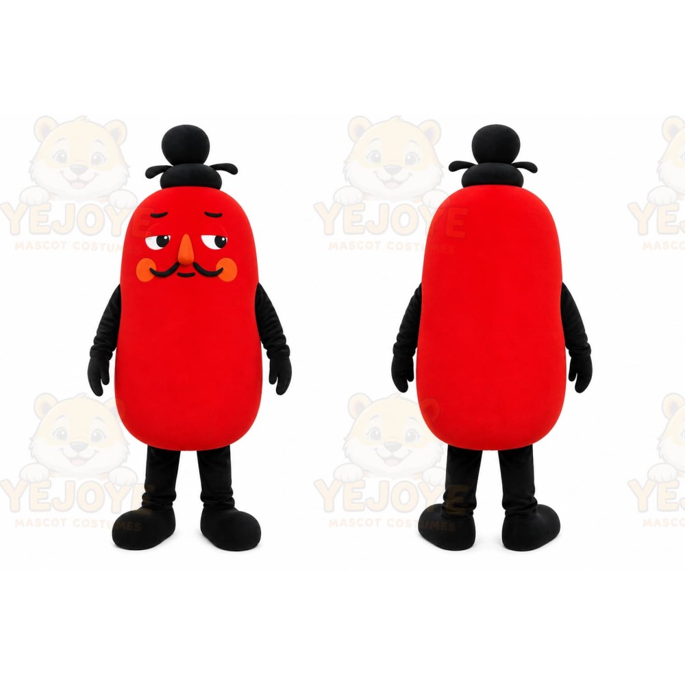 Sausage Character Mascot Costume for Adults Custom Logo Party Character Suit