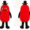 Sausage Character Mascot Costume for Adults Custom Logo Party Character Suit