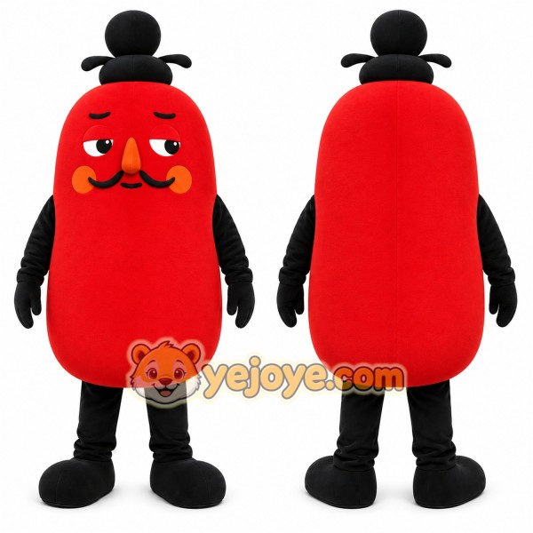 Sausage Character Mascot Costume for Adults Custom Logo Party Character Suit