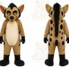 Hyena Mascot Costume for Adults Custom Logo Party Character Suit