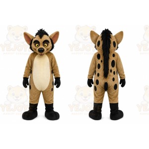 Hyena Mascot Costume for Adults Custom Logo Party Character Suit