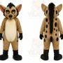 Hyena Mascot Costume for Adults Custom Logo Party Character Suit