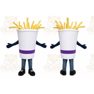 Fries Mascot Costume for Adults Custom Logo Party Character Suit