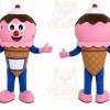 Ice Cream Mascot Costume for Adults Custom Logo Party Character Suit