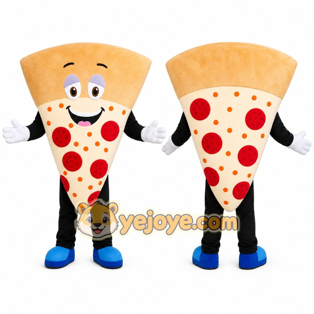 Pizza Mascot Costume for Adults Custom Logo Party Character Suit Pizza Mascot Costume for Adults Custom Logo Party Character Suit