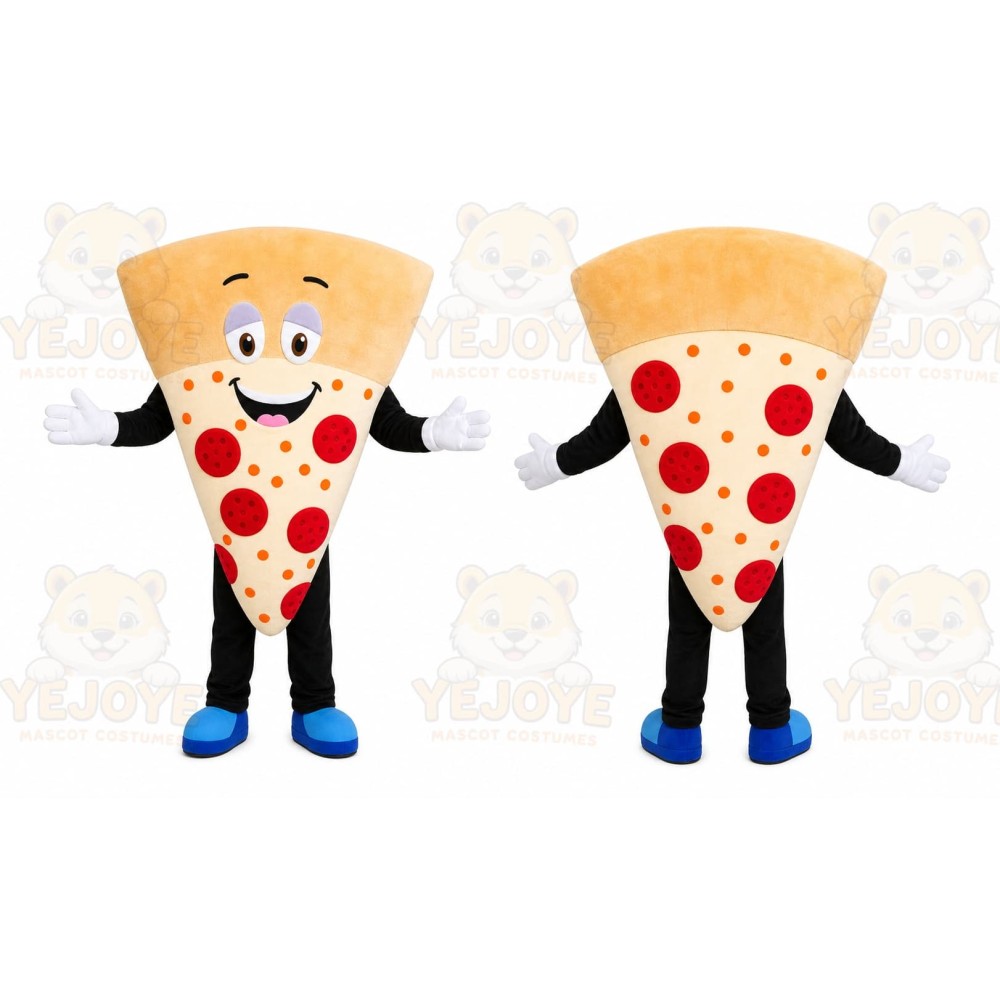Pizza Mascot Costume for Adults Custom Logo Party Character Suit