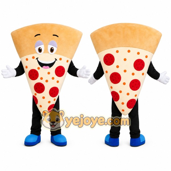 Pizza Mascot Costume for Adults Custom Logo Party Character Suit