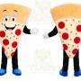 Pizza Mascot Costume for Adults Custom Logo Party Character Suit