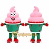 Ice Cream Mascot Costume for Adults Custom Logo Party Character Suit Ice Cream Mascot Costume for Adults Custom Logo Party Character Suit