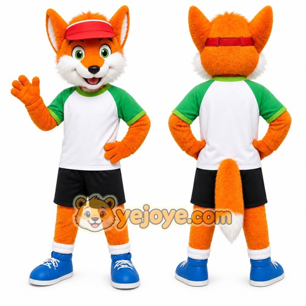 Fox Mascot Costume for Adults Custom Logo Party Character Suit