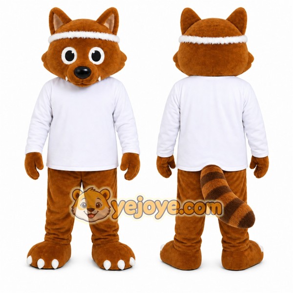 Raccoon Mascot Costume for Adults Custom Logo Party Character Suit