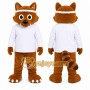 Raccoon Mascot Costume for Adults Custom Logo Party Character Suit