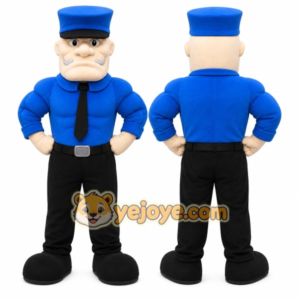Strongman Mascot Costume for Adults Custom Logo Party Character Suit