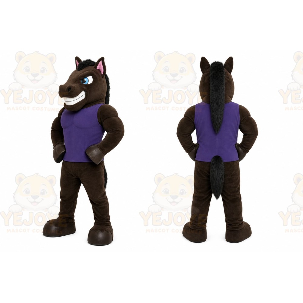 Horse Mascot Costume for Adults Custom Logo Party Character Suit
