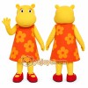 Hippo Mascot Costume for Adults Custom Logo Party Character Suit