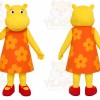 Hippo Mascot Costume for Adults Custom Logo Party Character Suit