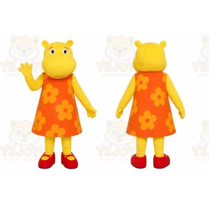 Hippo Mascot Costume for Adults Custom Logo Party Character Suit