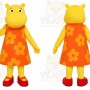Hippo Mascot Costume for Adults Custom Logo Party Character Suit