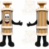 Bucket mascot Mascot Costume for Adults Custom Logo Party Character Suit