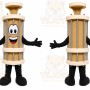 Bucket mascot Mascot Costume for Adults Custom Logo Party Character Suit