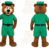 Bear Mascot Costume for Adults Custom Logo Party Character Suit