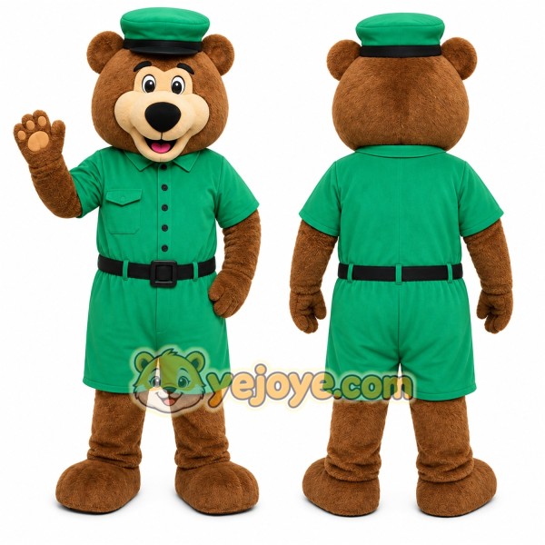 Bear Mascot Costume for Adults Custom Logo Party Character Suit