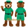 Bear Mascot Costume for Adults Custom Logo Party Character Suit
